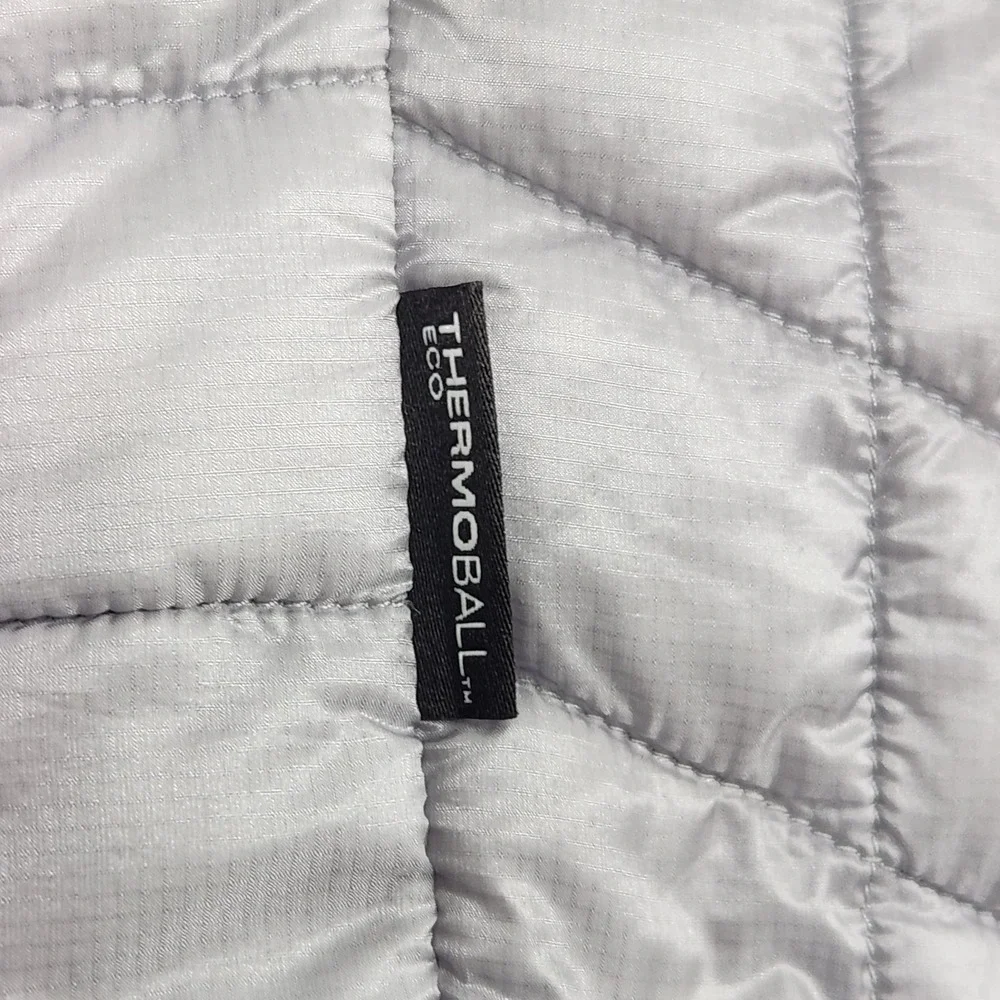 The North Face Jacket Mens Large Gray Thermoball Eco Insulated Puffer Packable